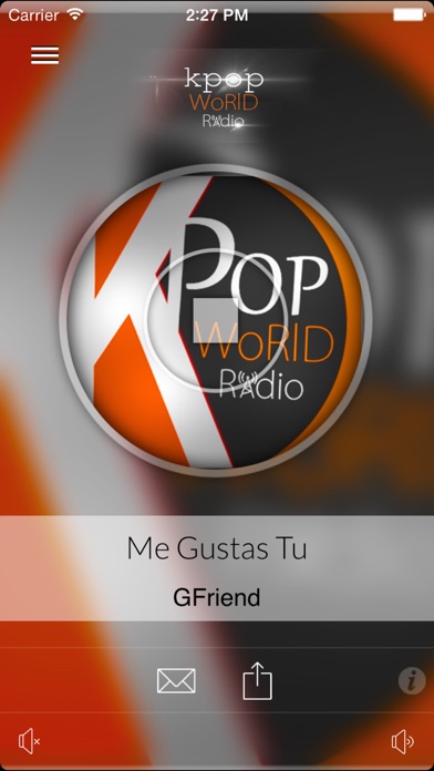 Screenshot #1 pour KPOP World Radio