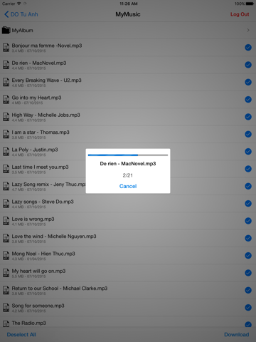 Screenshot #4 pour Lecteur de musique.