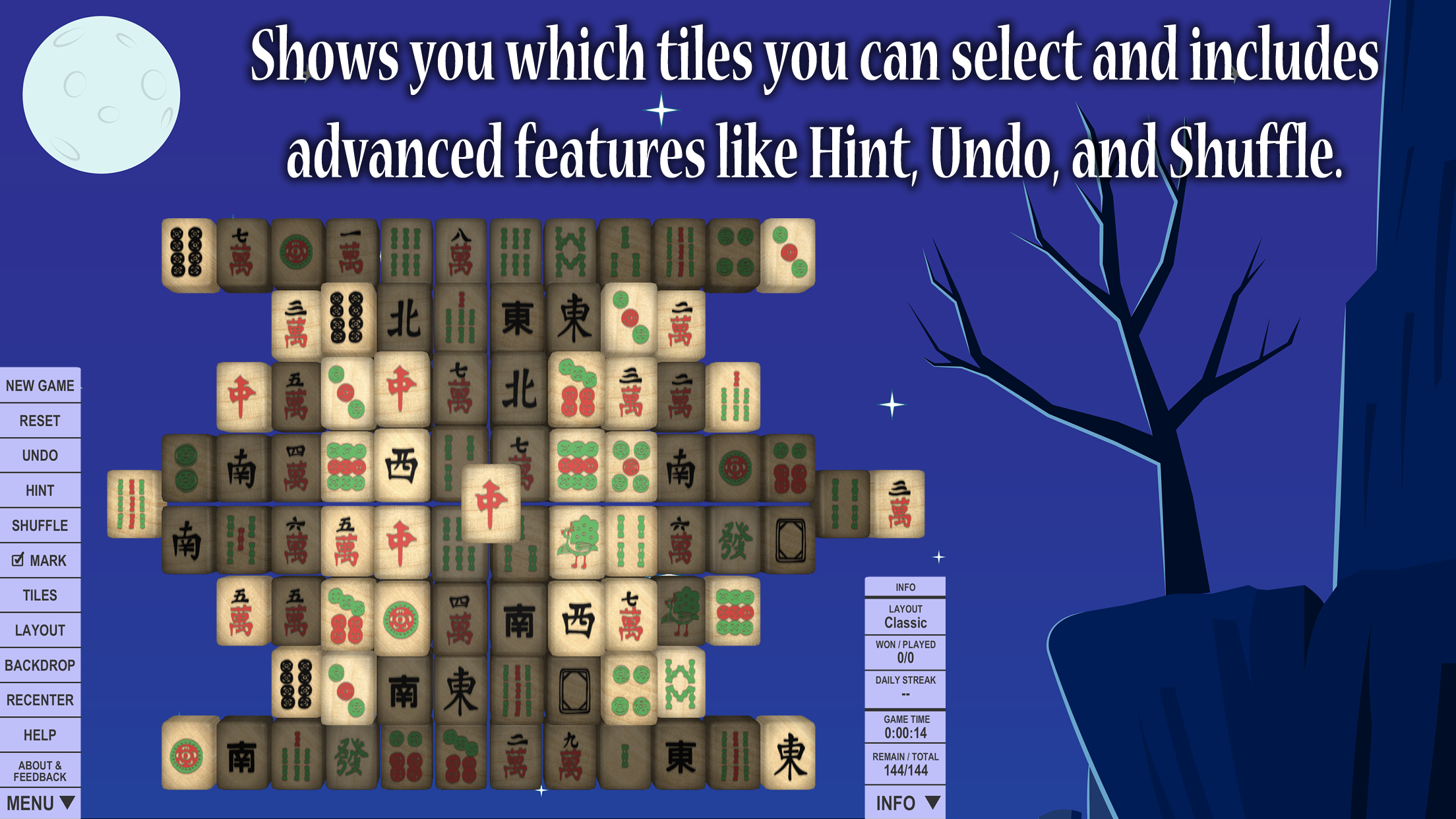Free Mahjong Tiles Solitaire screenshot 4