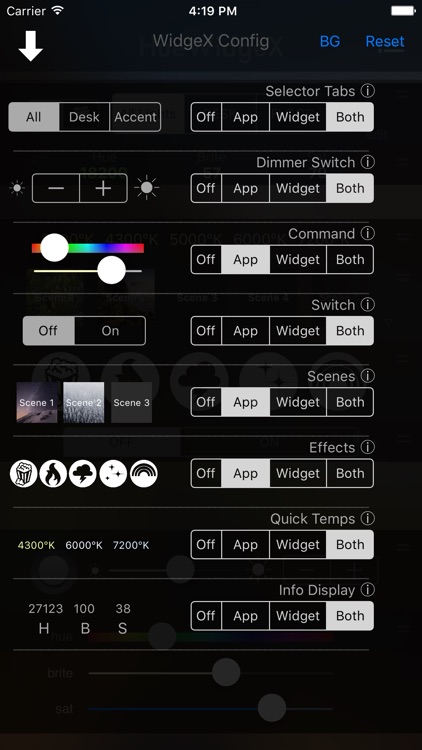 HueWidgeX screenshot-3