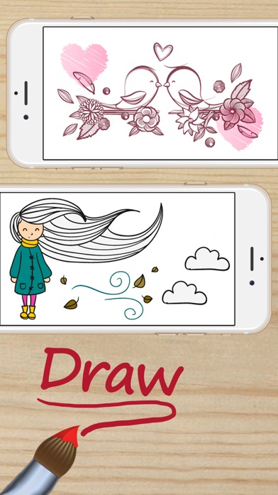 Take notes or doodle – Draw and write onthe screen iPhone screenshot 2 - Entertainment app