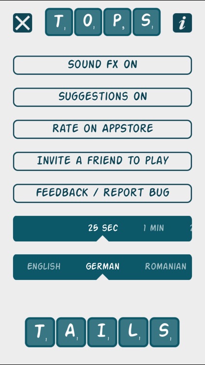 Tops & Tails - Multiplayer Words Domino Game screenshot-4