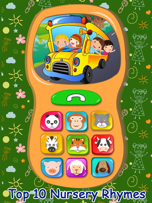 Screenshot #6 pour Baby Phone Rhymes - Free Baby Phone Games For Toddlers And Kids