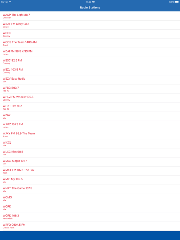 Screenshot #4 pour South Carolina Online Radio Music Streaming FM