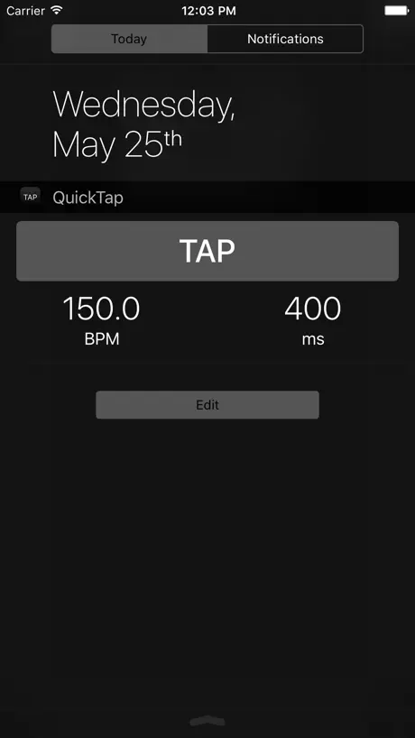 TapWidget