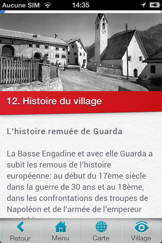 App Dorfrundgang Guarda screenshot 3