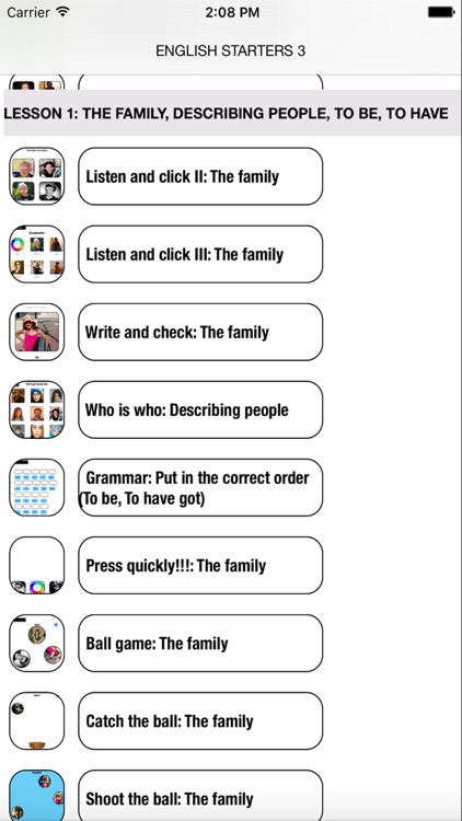 English Starters 3 for iPhone Learn Speaking Easily In 30 days With Lingo Learning