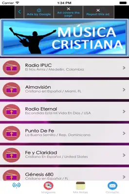 Game screenshot A+ Radios Cristianas Gratis Online - Imagenes Cristianas - apk