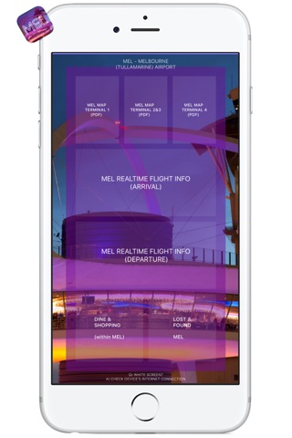 MEL AIRPORT - Realtime Info, Map, More - MELBOURNE AIRPORT screenshot 2