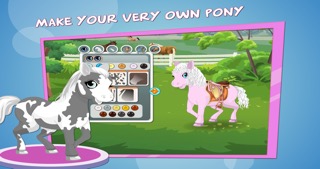 馬のゲームを愛する人々のためのドレスアップと化粧ゲーム - メリー・リトル・ポニードレスアップのおすすめ画像1