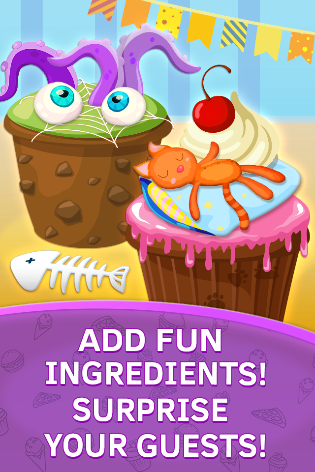 Cupcake Kids Food Games Free