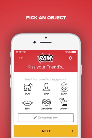 BAM – Lick, Kiss, Sniff, Poke and Tickle your friends! screenshot 2