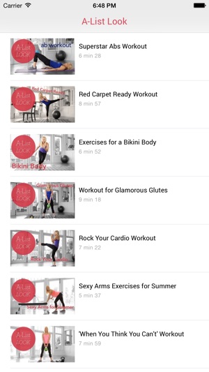 A-List Look - Daily Workout(圖1)-速報App
