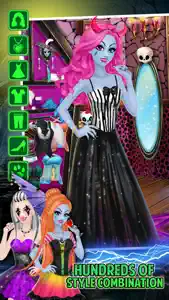 Monster Girl Dress up Party Makeover Salon Makeup screenshot #2 for iPhone