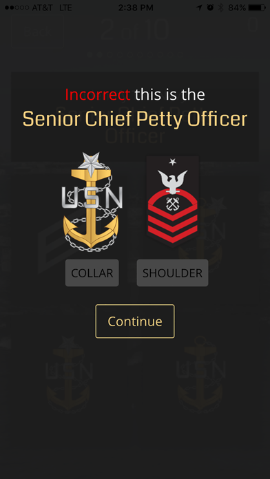 Screenshot #3 pour US Military Rank & Reference
