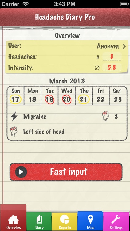 Headache Diary Pro