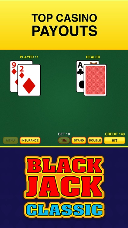 Blackjack Classic - FREE 21 Vegas Casino Video Blackjack Game screenshot-4