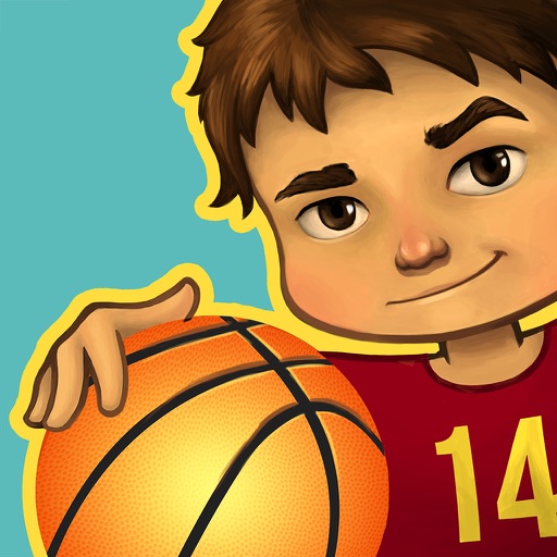 Kids basketball icon