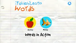 Game screenshot iTouchilearn Words Free for Preschool Reading, Spelling, Speech Skills apk