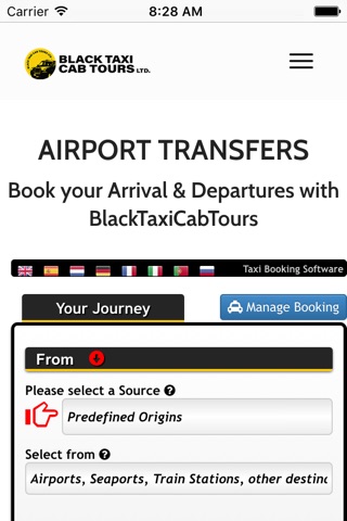 Black Taxi cabs Tours screenshot 2