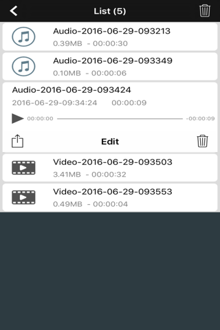 Combo Audio & Video Recorder screenshot 4