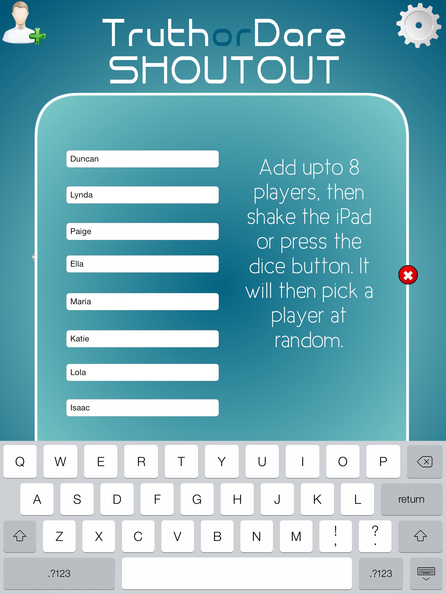 Truth or Dare Shoutout - iPad screenshot 4