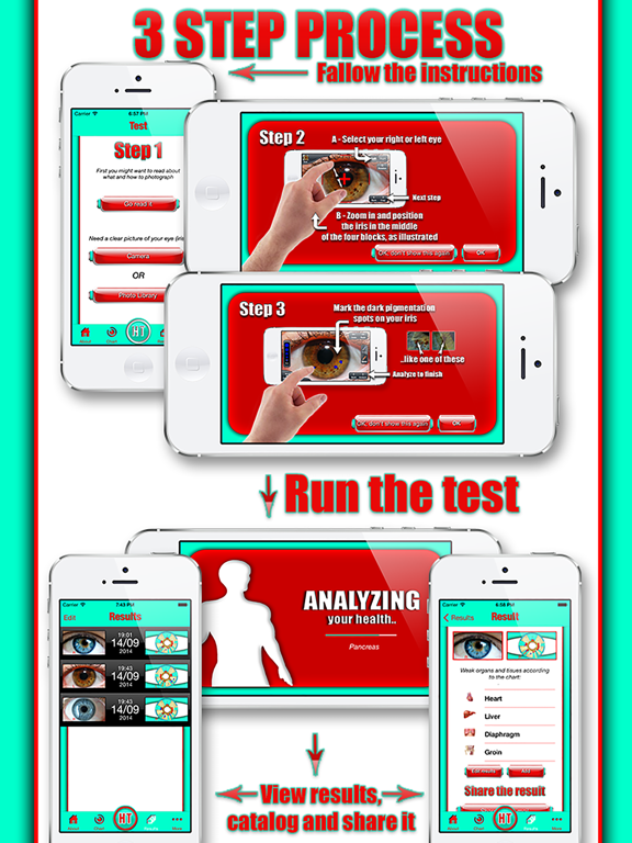 Health Test - The iridology appのおすすめ画像2