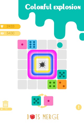 Dots Merge - Merged more than two blocks to win screenshot 2