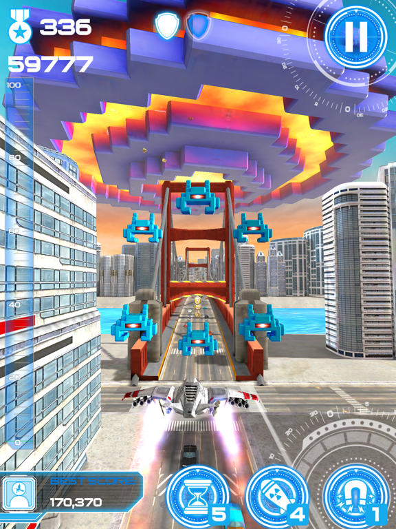 Screenshot #4 pour Jet Run: City Defender