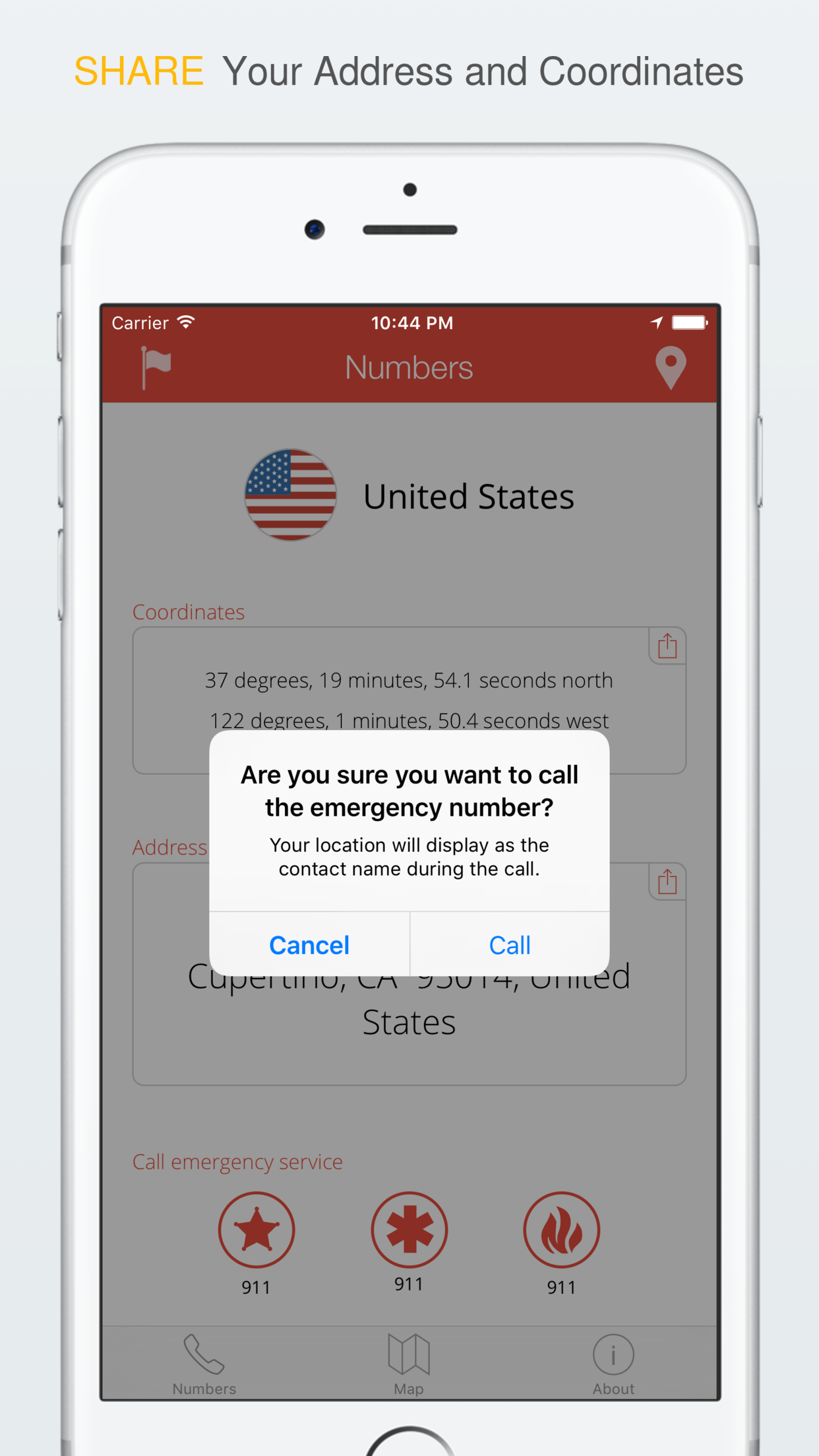 TripWhistle Global SOS - International Emergency Phone Numbers (911, 112, etc) for Travelers Abroad screenshot 2
