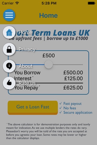 Short Term Loans UK screenshot 3