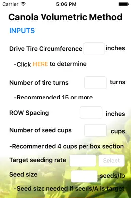 Game screenshot Grain Drill Calibration Calculator hack