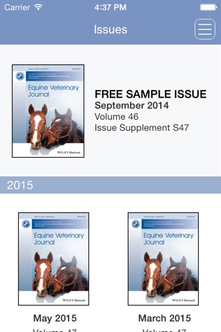 Equine Veterinary Journal screenshot 3
