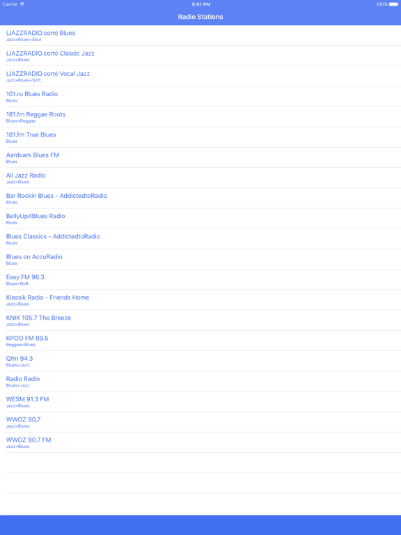Screenshot #4 pour Radio Channel Blues FM Online Streaming
