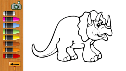 Screenshot #2 pour Dinosaur Colouring Games