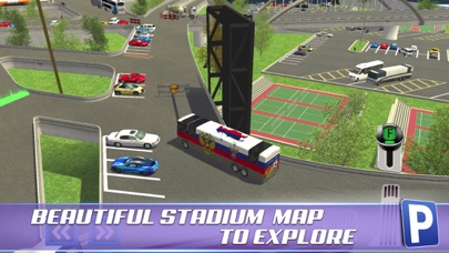 Football Stadium Sports Car & Bus Parking Simulator 3D Driving Sim Screenshot 5