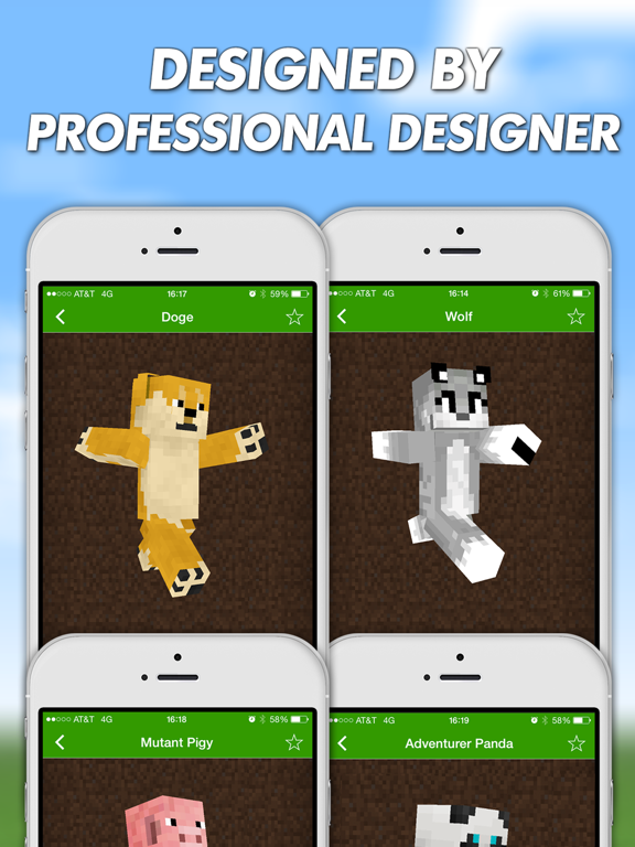 Animal Skins For Minecraft PE (Pocket Edition) Freeのおすすめ画像1