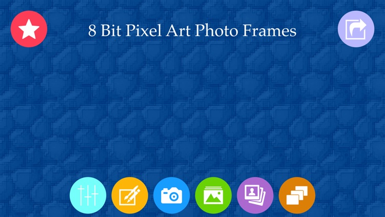 8 Bit Pixel Art Photo Frames