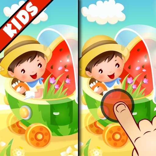 Spot the Difference for Kids & Toddlers - Preschool Nursery Learning Game