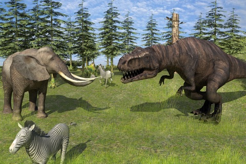 Wild T-Rax the Dino Simulator N Forest Hungry Rivals screenshot 2