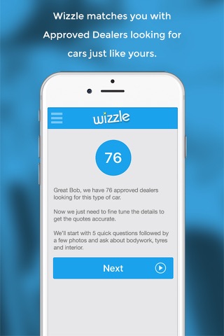 Wizzle - Sell My Car screenshot 2