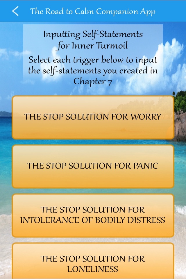 The Road To Calm Companion App screenshot 3