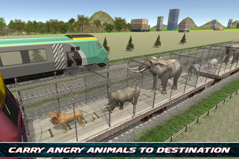 Angry Animals Train Transport 2016 screenshot 2