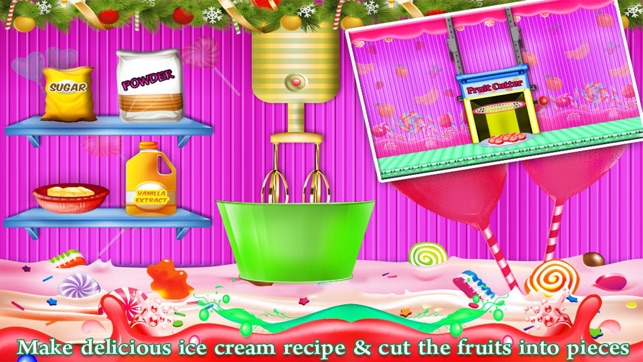 Đông lạnh hãng sản xuất kẹo & Lollipop nấu ăn - nhà bếp đầu bếp bậc thầy món tráng miệng ngọt sốt trò chơi cho Girls