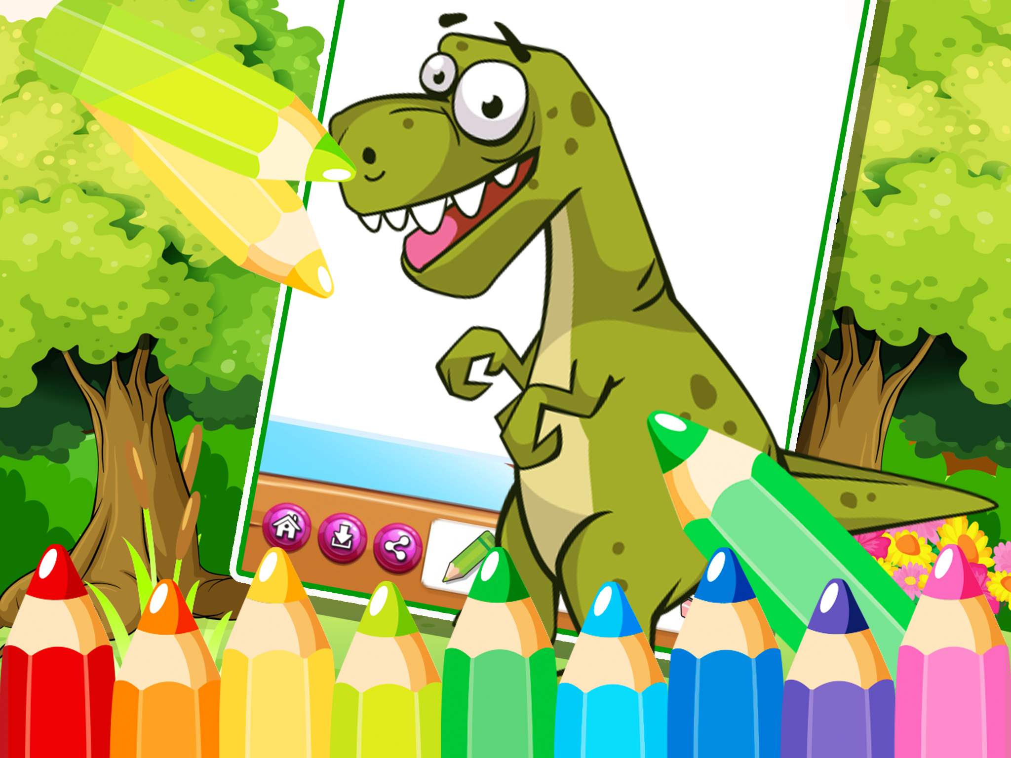 123 the good dinosaur coloring book - free printable coloring pages for kids screenshot 8