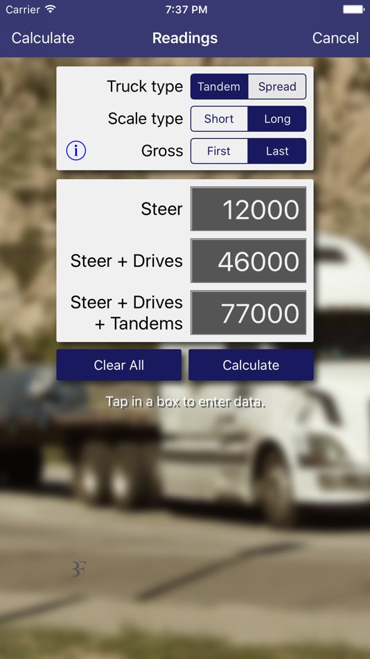 #2. Truck Scale Calculator (iOS) 由: Bruce Fraser