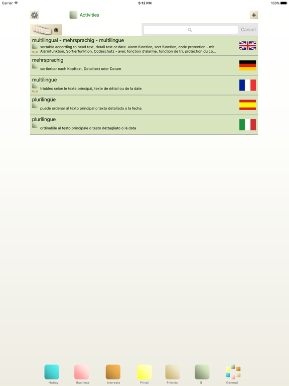 Screenshot #6 pour E&Q Notes lite