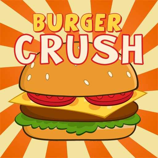 Burger Crush Mania Free Game for Kids icon