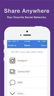 gifshare: post gifs for instagram as videos iphone screenshot 4