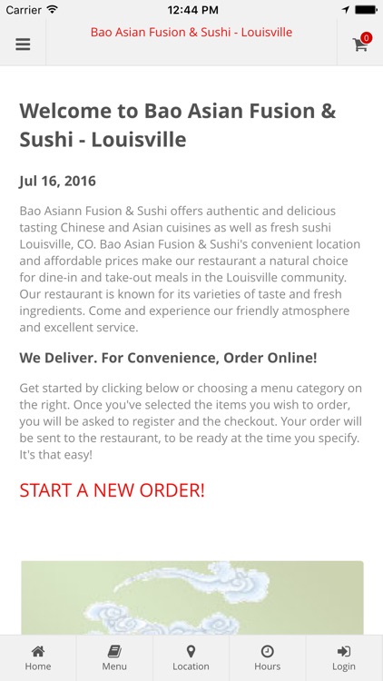 Bao Asian Fusion & Sushi Bar - Louisville Online Ordering